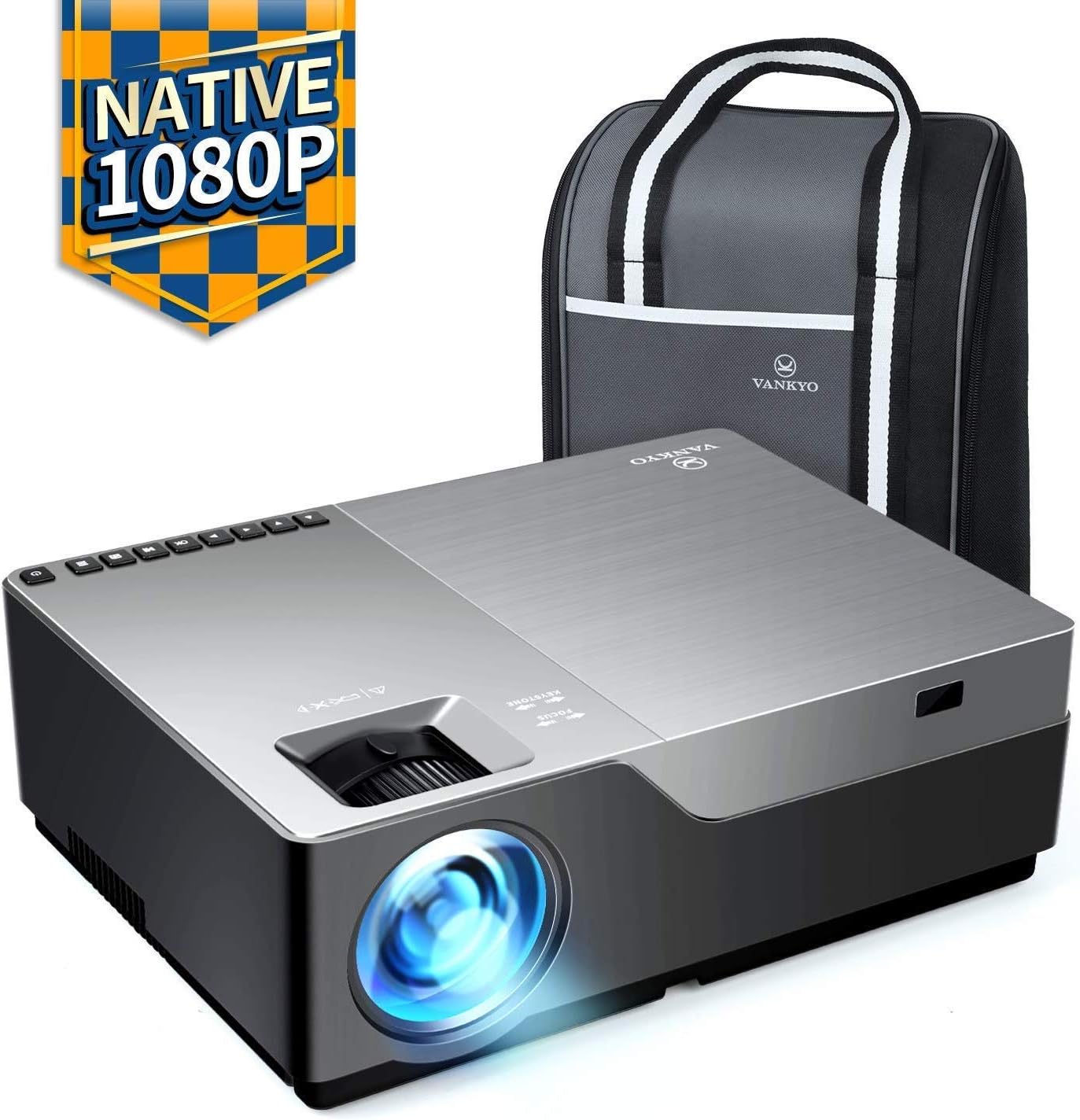 Amazon Vidéoprojecteur Portable Vidéoprojecteur Vankyo Native 1920x1080P Video Projecteur Full HD 6000
