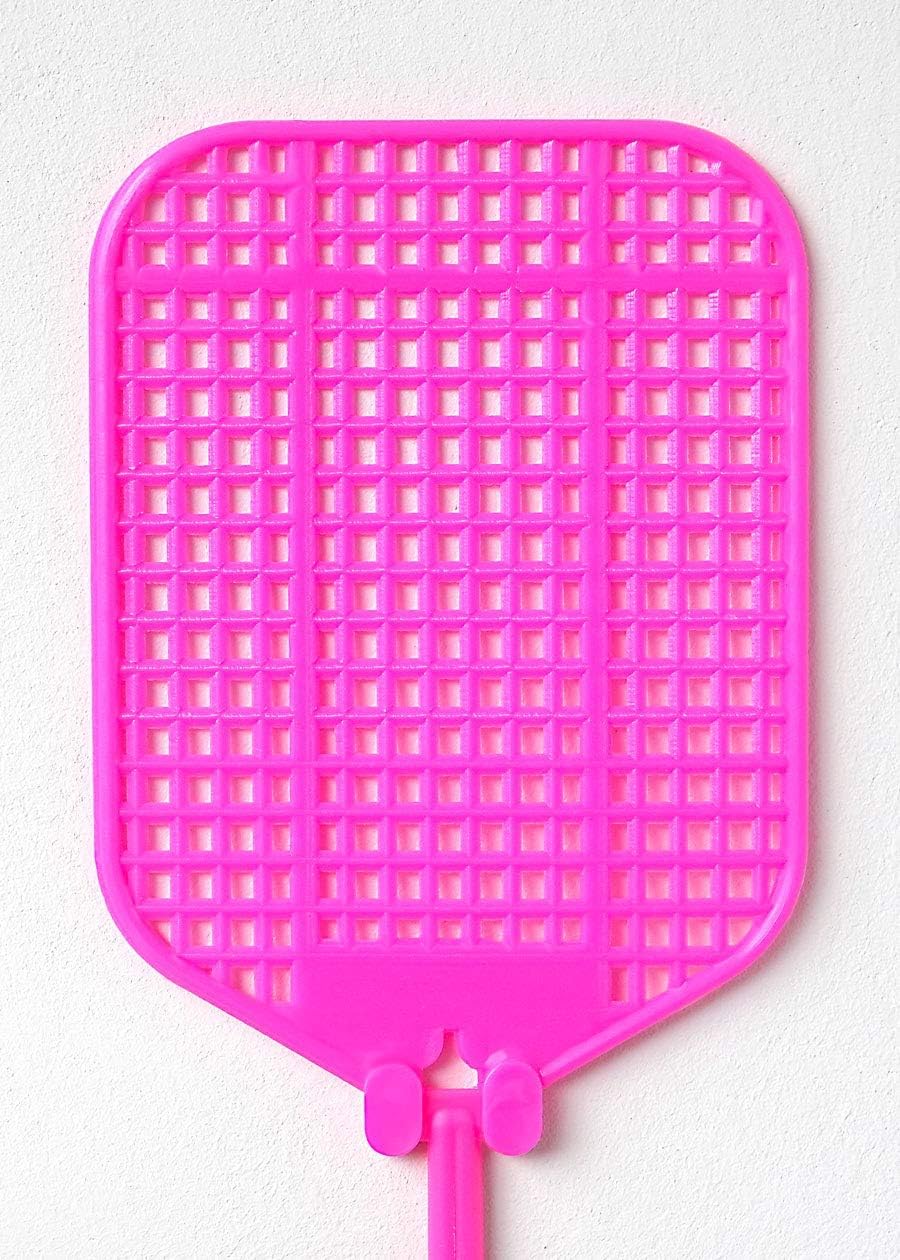 PATLEYN Fly SWATTER 2 Pack Flexible Strong Manual SWAT Set with Long Handle Assorted 3 Summer Colors Multi Pack: Garden & Outdoor
