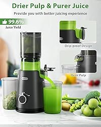 Juicer Machines, ECOSELF Large Feed Chute for