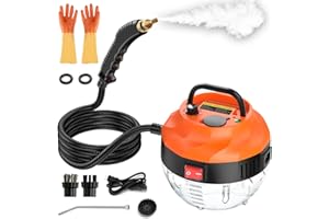 AUXCO 2500W Steam Cleaner, High Pressure Steamer for Cleaning, Handheld Portable Steam Cleaners for Home Use, Steamer for Car Detailing, Steam Cleaner for Upholstery, Kitchen, Bathroom, Grout and Tile