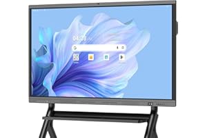 Dornium 65" Smart Board, 4K Digital Whiteboard for Office, Hybrid Work & Classrooms, Google EDLA-Certified Interactive Whiteboard with Android 14, OTA Updates & Open Apps Ecosystem, 8+128GB Storage