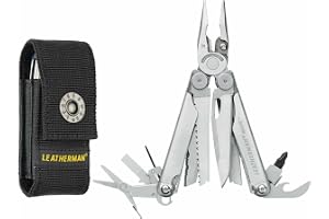 LEATHERMAN, Wave+, 18-in-1 Full-Size, Versatile Multi-tool for DIY, Home, Garden, Outdoors or Everyday Carry (EDC), Stainless Steel