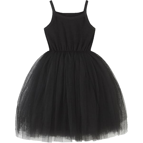 Amazon.com: Baby Girls Black Dress Tutu Long Sleeves Ruffle Tulle