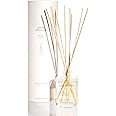 Brooklyn Candle Studio Reed Scent Diffuser - Love Potion - Relaxing Oil Diffuser, Jasmine, Lavender & Mandarin Fragrance, 8 Rattan Diffuser Reeds, Clean Ingredients - 3.7oz