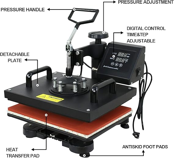 zeny 15x15 heat press