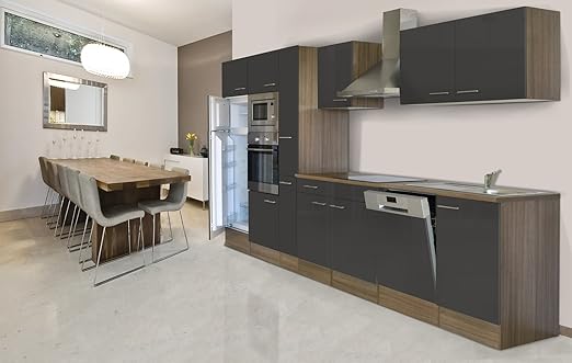 Respekta – Bloque de cocina de 370 cm, madera de roble de York ...