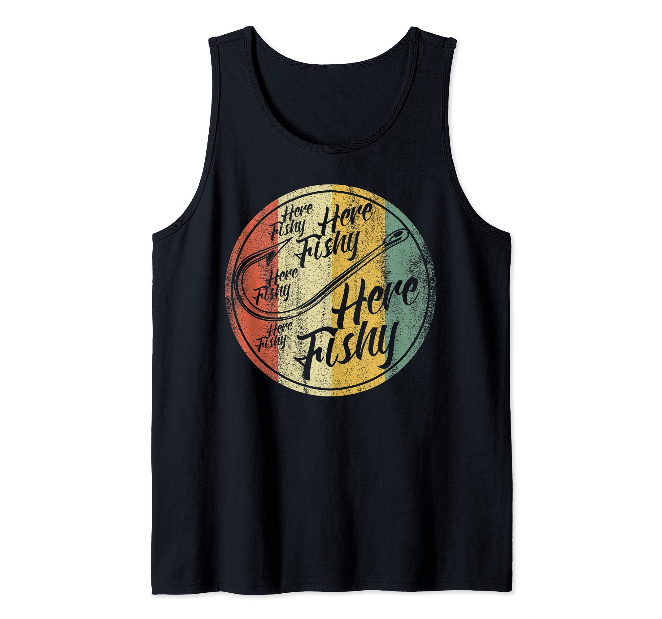 Saltwater Deep Sea Fishing Angler Fisherman Sport Fishy Tank Top