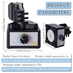 Mini Vortex Mixer, Hands-Free Model Paint