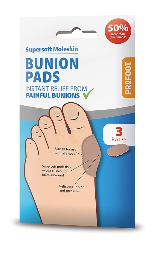 Profoot Bunion Pads 2 Pack (6 Pads) Amazon.co.uk Health & Personal Care
