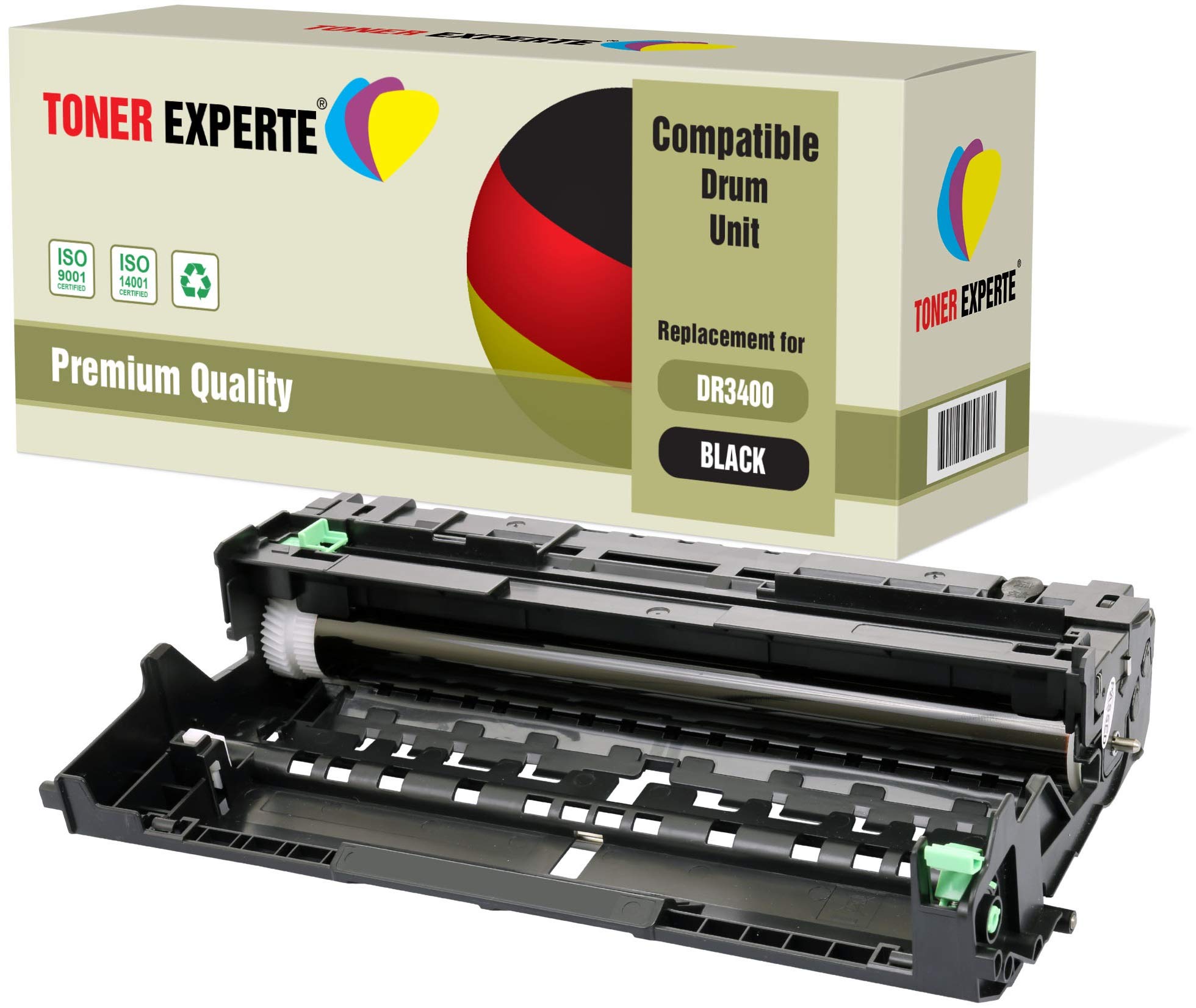 TONER EXPERTE® Compatible with DR3400 (30,000 Pages) Drum Unit for Brother DCP-L5500DN L6600DW HL-L5000D L5100DN L5200DW L5200DWT L6300DW L6300DWT L6400DW L6400DWT MFC-L5700DN L5750DW L6800DW L6900DW