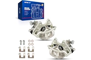KAX Disc Brake Caliper Assembly with Bracket Compatible with Select Buick and Cadillac Models - Lucerne/DTS 2006 2007 2008 2009 2010 2011 - Rear Driver and Passenger Side, 2-PC Set