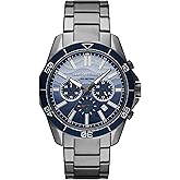 Armani Exchange A|X Dive-Inspired Sports Watch for Men with Stainless Steel or Silicone Band