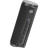 ZENBRE  Bluetooth Speakers, Z4 Wireless Speakers 20h Play-time with Enhanced Bass, 2x5W True Wireless Stereo Waterproof IPX4 Portable Speakers,  Dual-Driver for Party, Travel [Black]