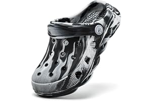 HOBIBEAR Boys and Girls Classic Graphic Garden Clogs Slip on Sandals Water Shoes(Toddler/Little Kids/Big Kids)