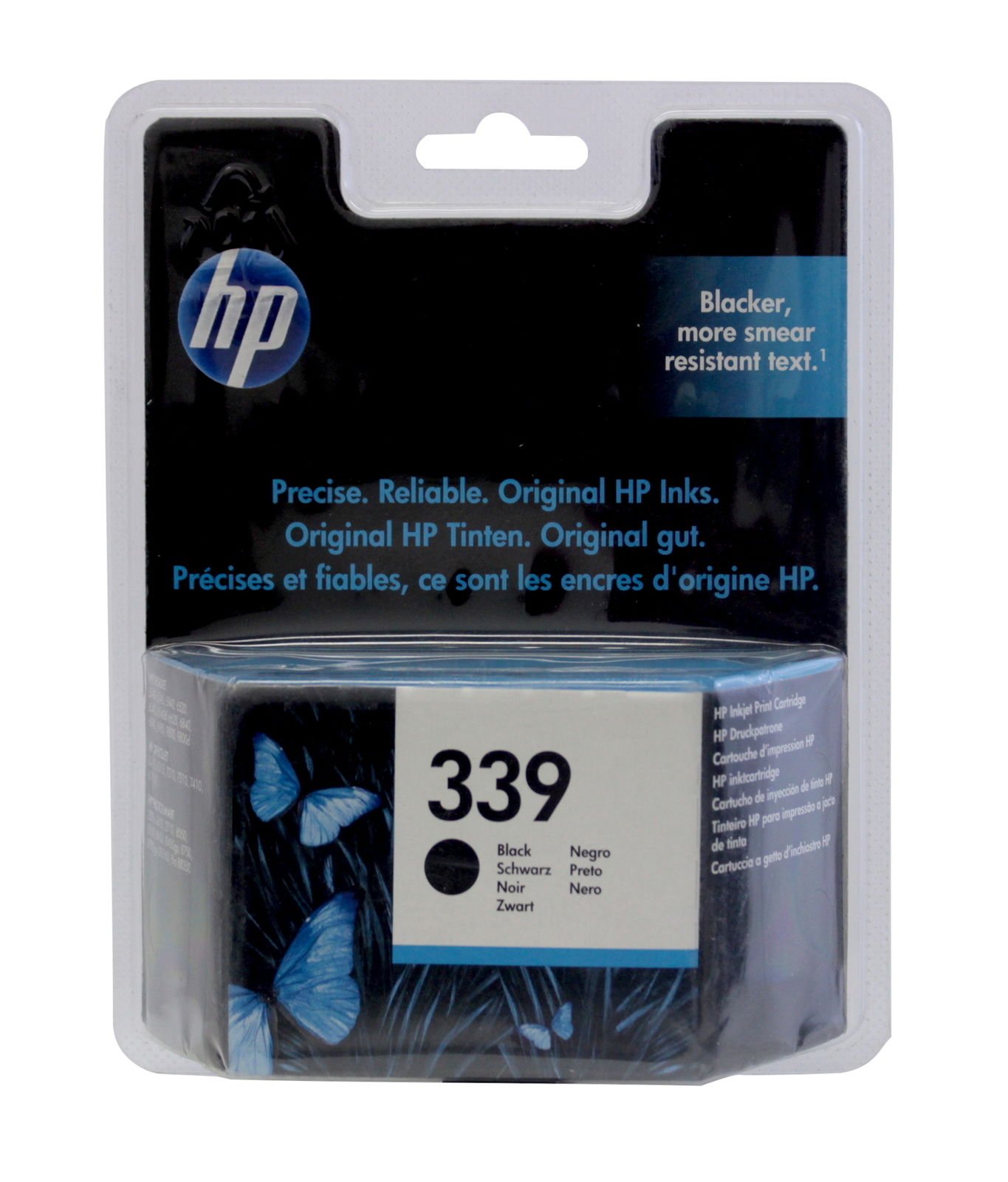 HP C8767EE 339 Original Ink Cartridge, Black, Single Pack