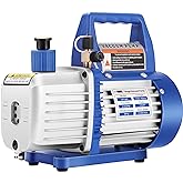 VIVOHOME 110V 1/3 HP 4.5 CFM Single Stage Rotary Vane Air Vacuum Pump with Oil Bottle