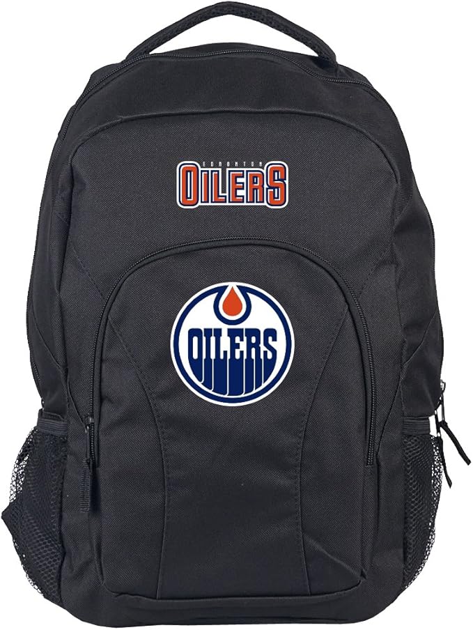 NHL Edmonton Oilers "Draft Day" Backpack, 18" x 5" x 12