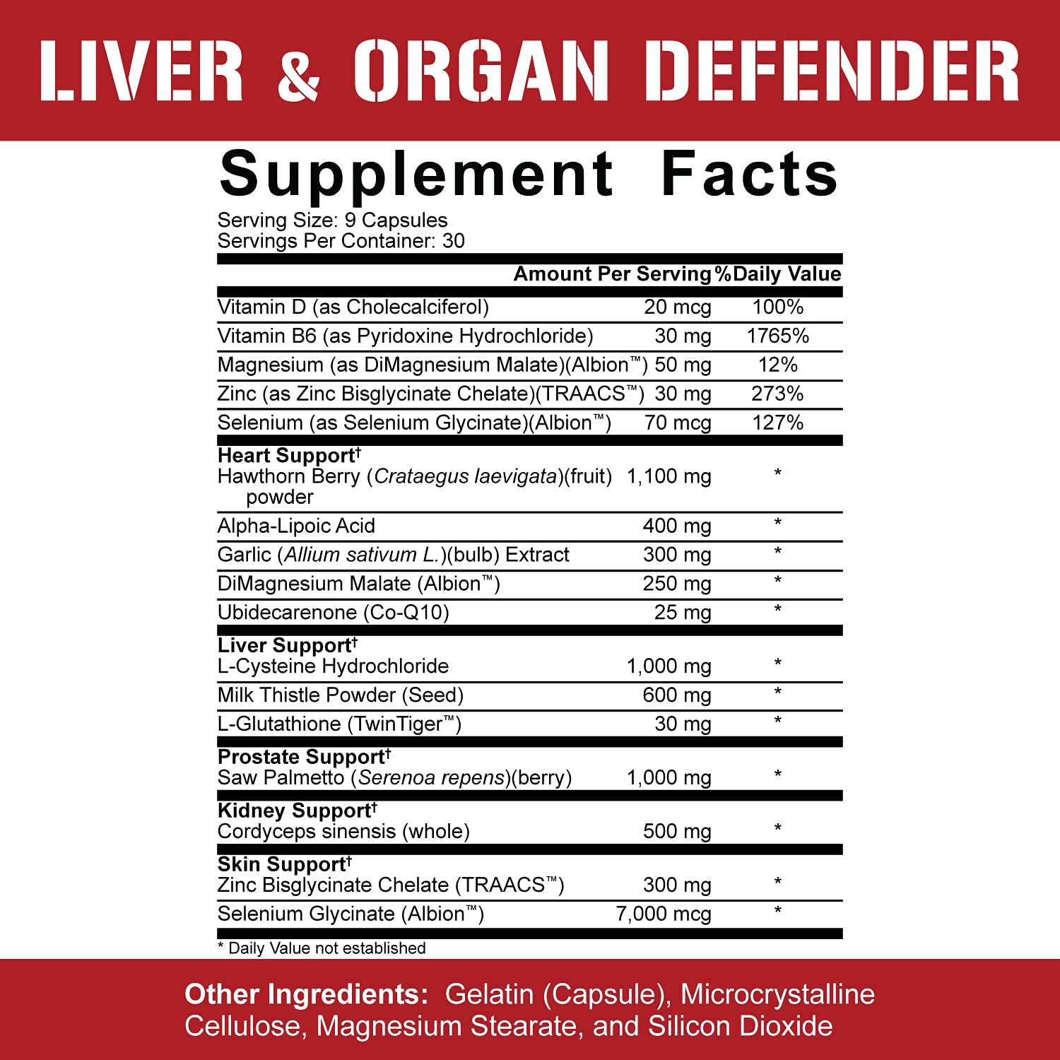 5% Nutrition Liver & Organ Defender Cycle Support (270 Capsules)