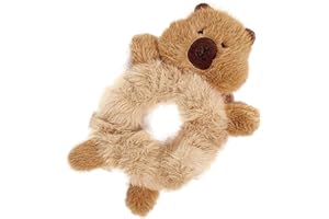 Capybara Hair Clip - Hair Tie, Soft Claw Clip | Cute Fuzzy Capybara Hair Accessory For Girls, Hairy