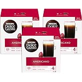 Nescafe Dolce Gusto Coffee Pods, Americano, 16 capsules, Pack of 3