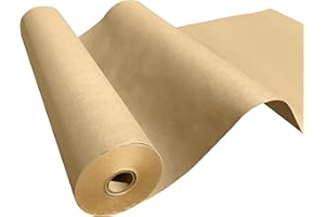 SEVNDE NY Paper Mill Brown Kraft Paper 17.50" x 2400" (200 feet) Jumbo Roll, Ideal for Gift Wrapping, Art & Craft, Postal, Packing, Shipping, Floor Covering, Parcel, Table Runner, 100% Recycled Made in USA