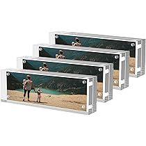 Amazon.com - Hexsonhoma 2x6 Inches Acrylic Pictures Frames