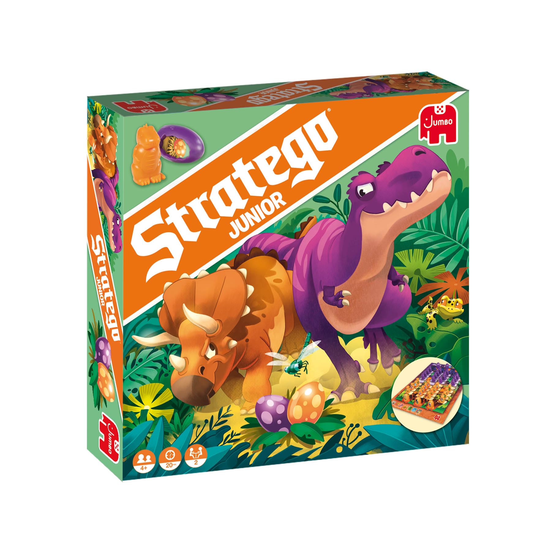 Stratego Junior Dinos, Brettspiel für Kinder ab 4 Jahren