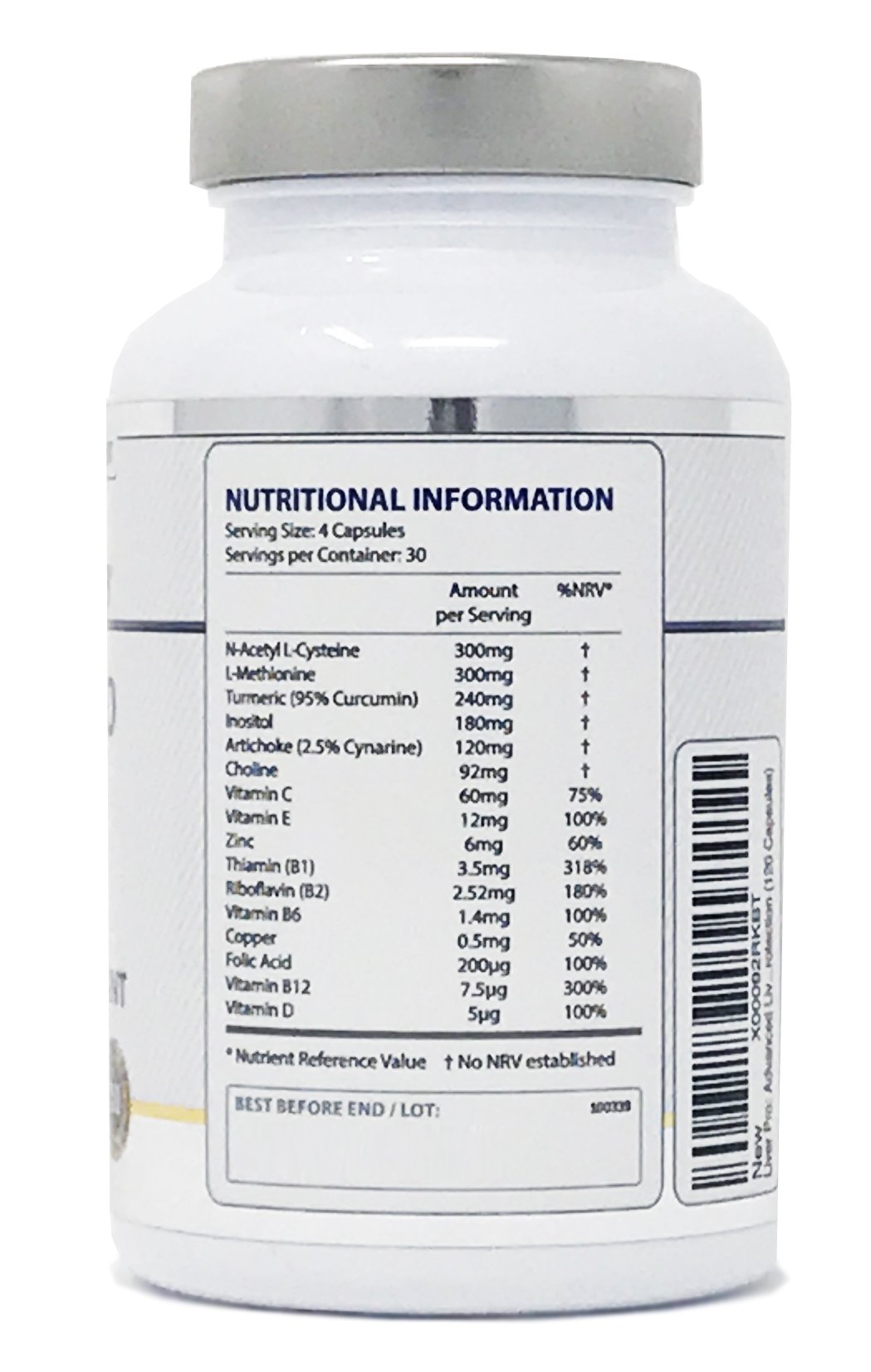 Liver Pro (120 Capsules) With Choline to Support Normal Liver