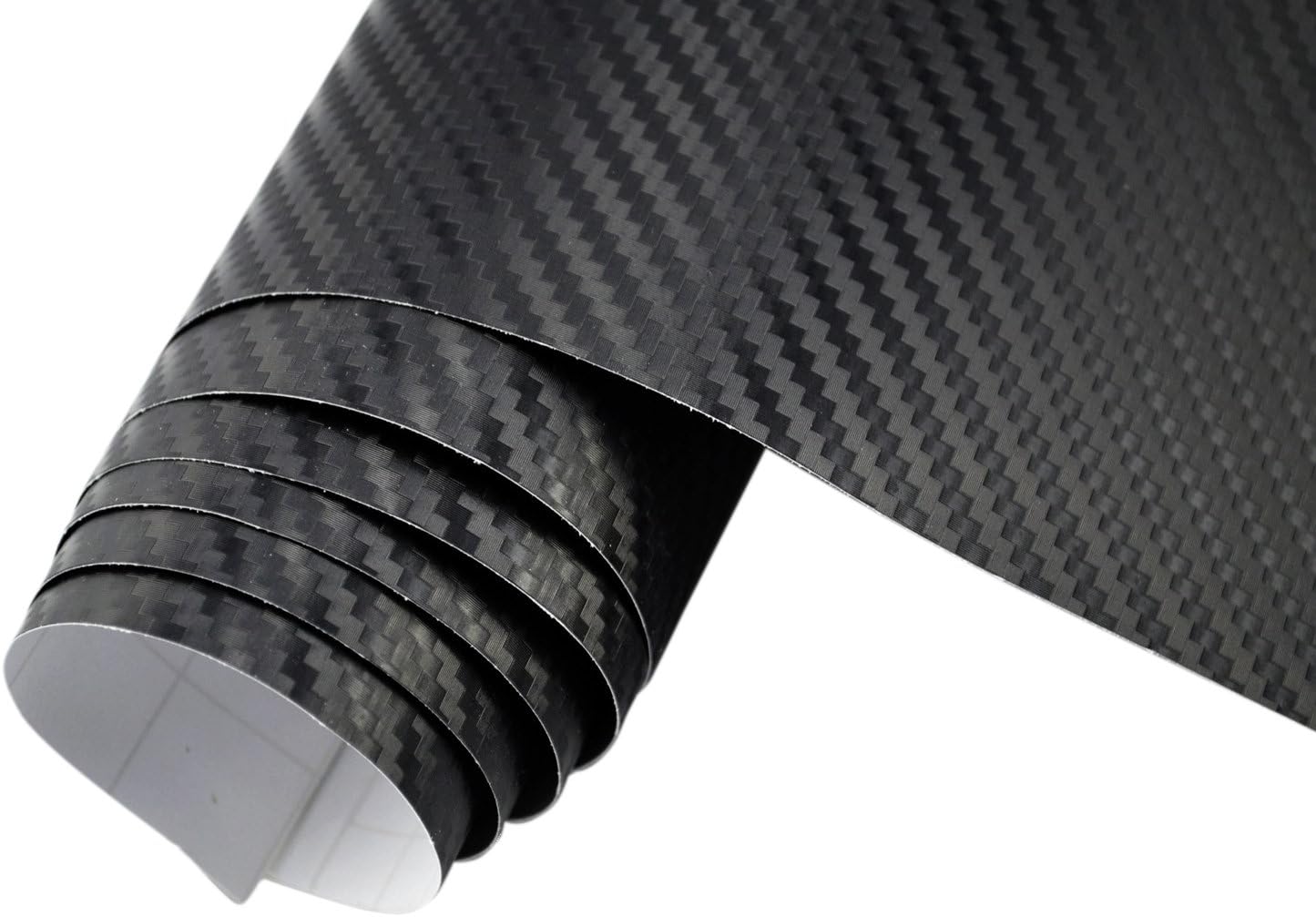 Teckwrap 3D Carbon Fiber Vinyl Film Wrap Black 120 x 60