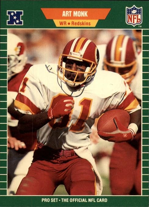 Amazon 1989 Pro Set Football Card 433 Art Monk Collectibles 