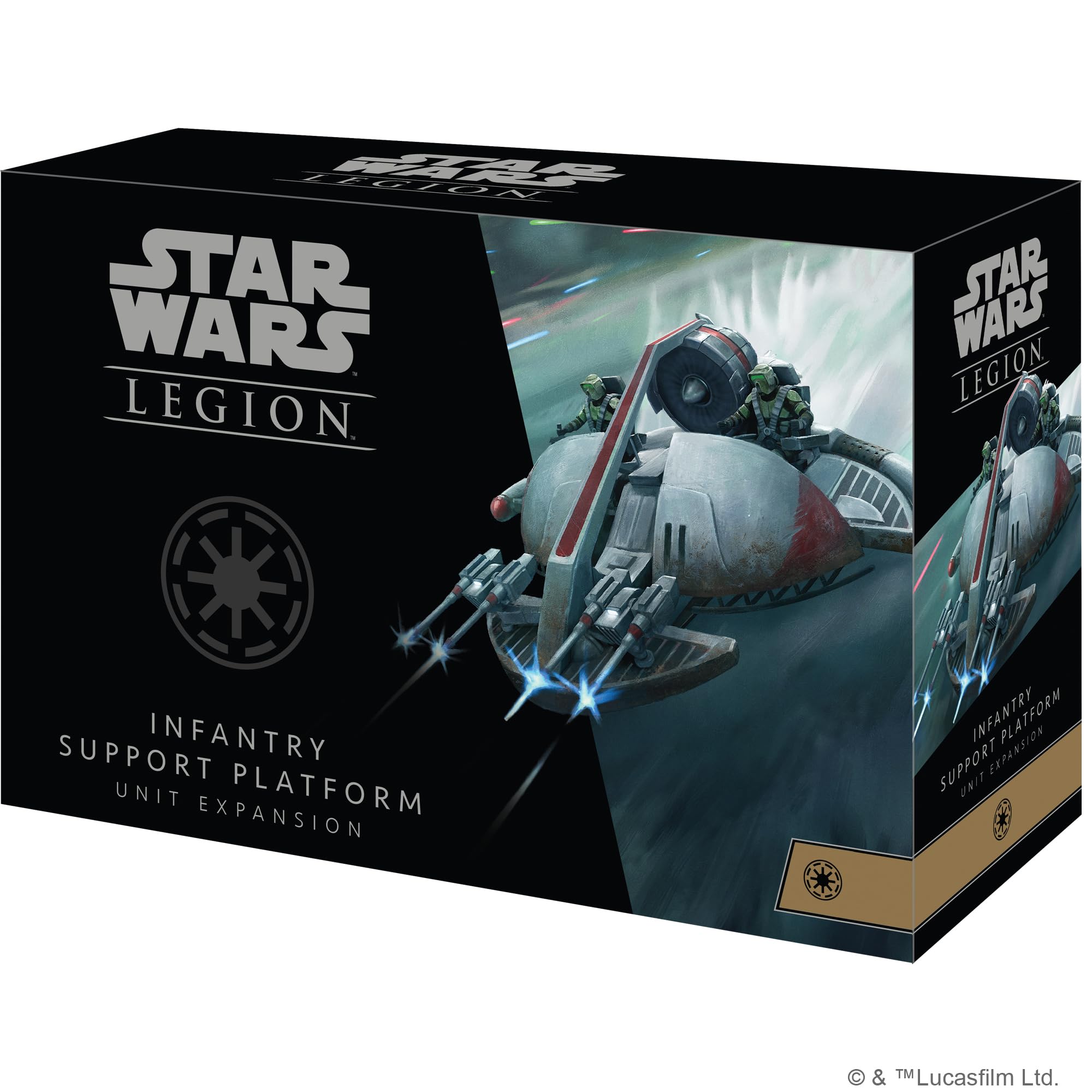 Atomic Mass Games Star Wars: Legion Infantry Support Platform Unit Expansion: Galactic Republic Expansion: Heavy Unit: Customizable Miniature: 216+ Age