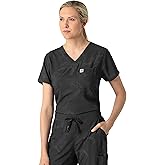 Carhartt Womens Women's Tuck-in Print Scrub Top