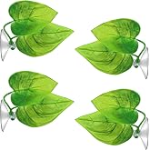 URATOT 4 Pack Betta Fish Leaf Pad Simulating The Natural Habitat for Betta Spawning Grounds Breeding Resting Bed