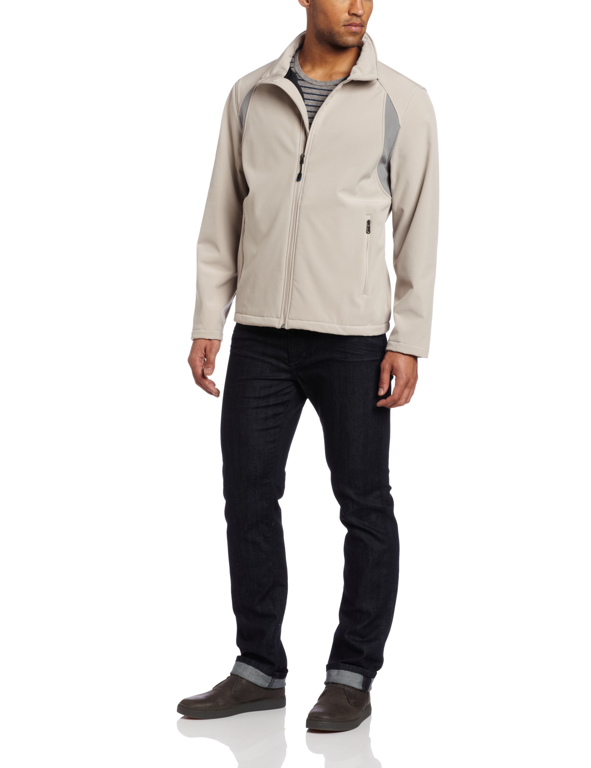 Calvin Klein Men's Softshell Zip Front Jacket