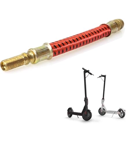 Mellbree Tire Valve Extensions, 8.25 Inch Flexible Schrader Tire Valve Stem Extension With 90 Degree Schrader Tire Valve Stem Extension Adaptor Compatible For Harleys, RV, Bicycles, Motorcycles(2pcs