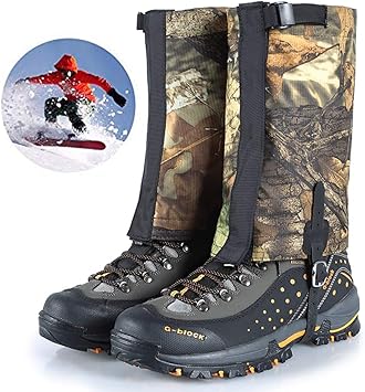 Amazon Co Jp レッグゲートル ハイキングゲートル 防水スノーブーツゲートル 迷彩スノーシューブーツ ハイキング ウォーキング ハンティング マウンテンクライミングシューズ スポーツ アウトドア