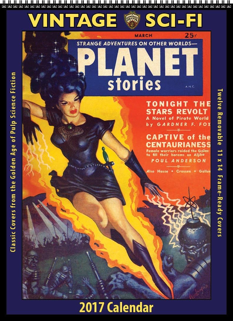 2017 Vintage Sci-Fi Calendar