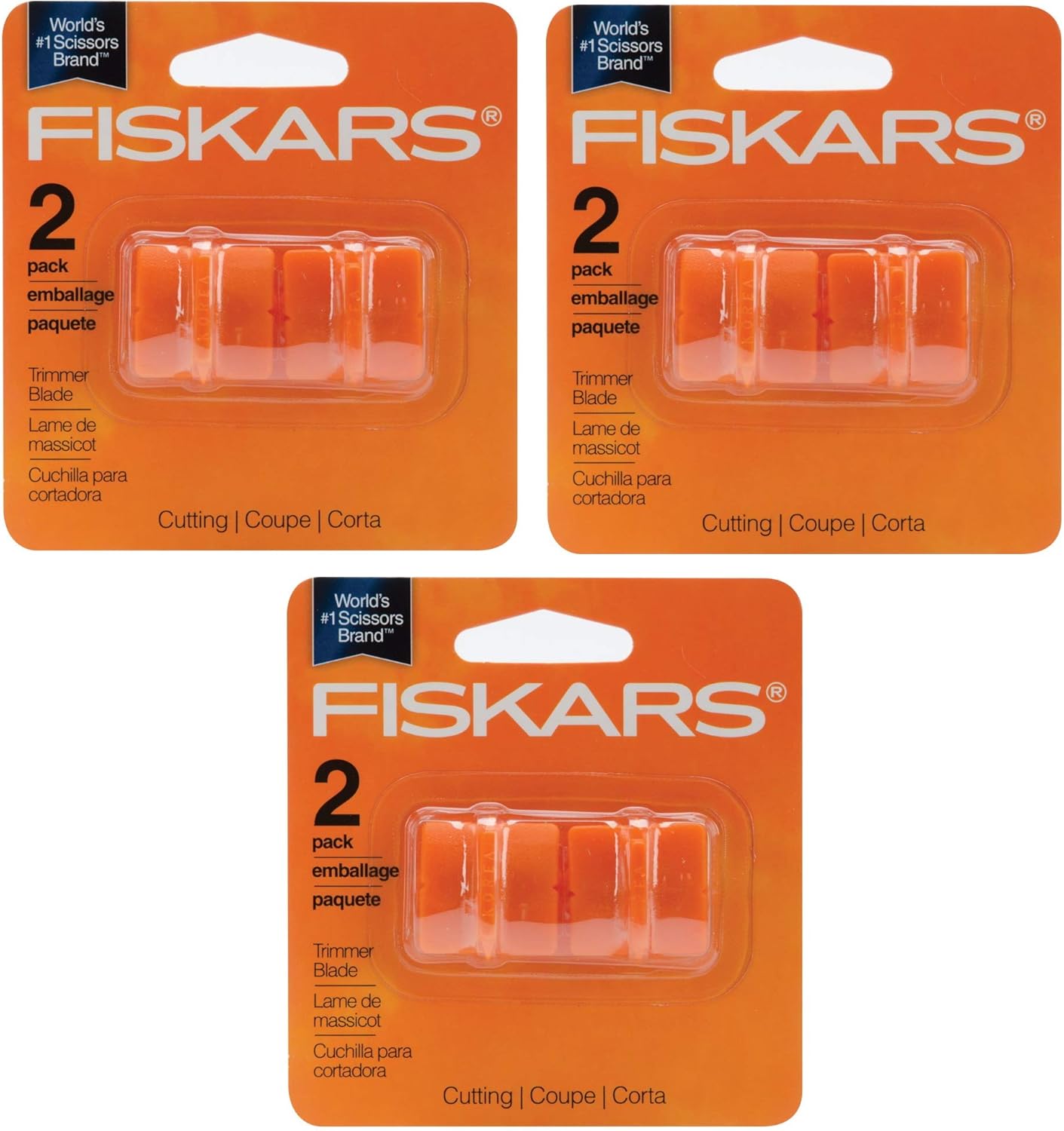 Fiskars Personal Paper Trimmer Replacement Blades-2PK, 3 Pack