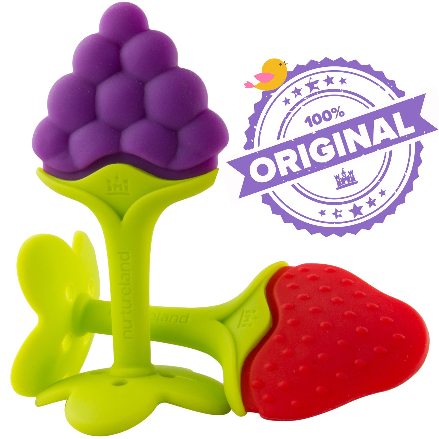 Nurtureland Teething Toys for Best Baby Teether Massage. Molar Teeth
