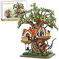 RAVAYO Tree Building Block Toy with LED Light, Mini Brick 1783pcs Building Set Gift for Adult Teen 14+