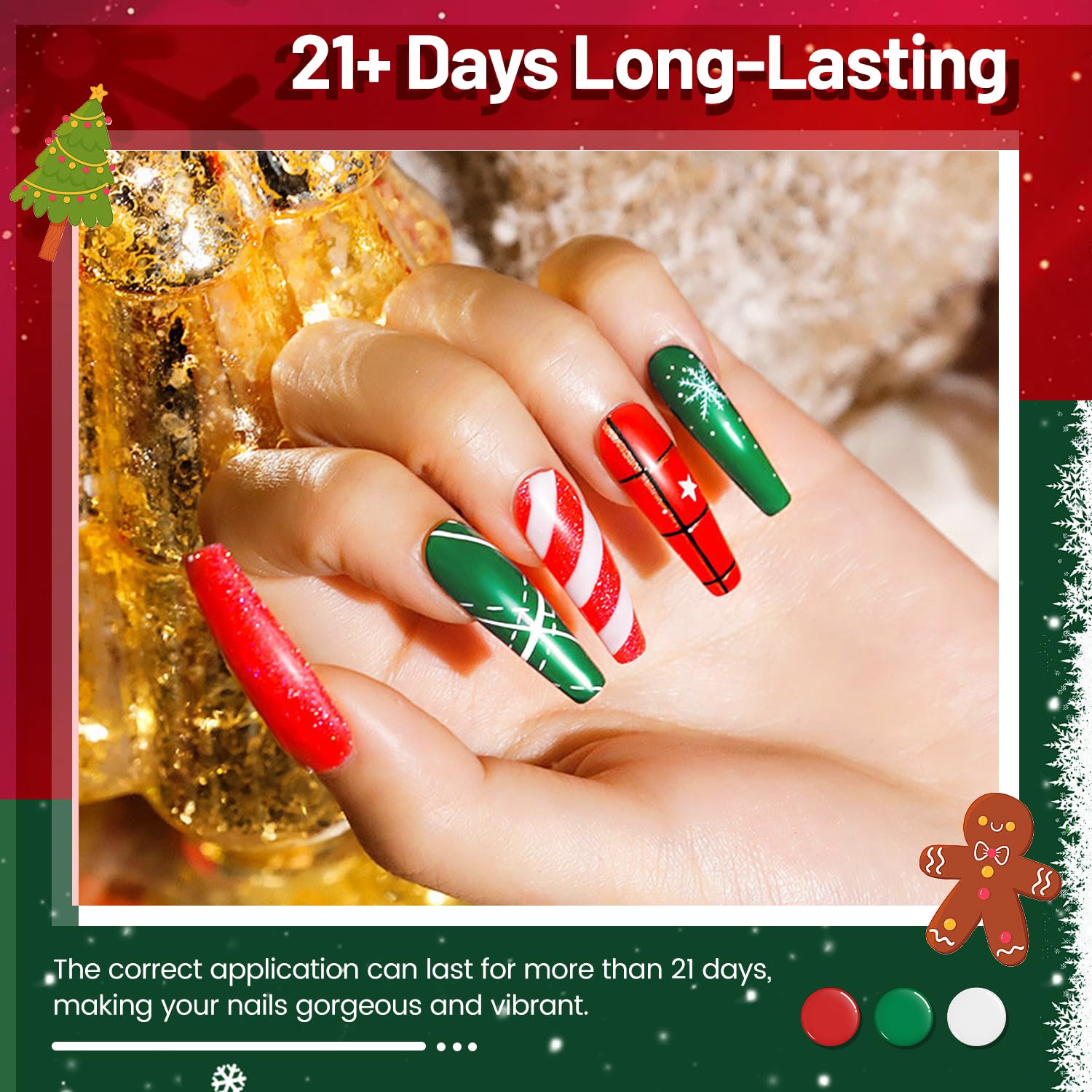 JODSONE Gel Nail Set 20 Colors High Shine Gorgeous Gel Polish Base Top Matte Coat Nice Gifts Show Charm - Image 6