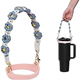 Wongeto Water Bottle Handle Strap - Compatible with Stanley Cup Accessories - for Stanley Cup 40oz & 30oz Tumbler