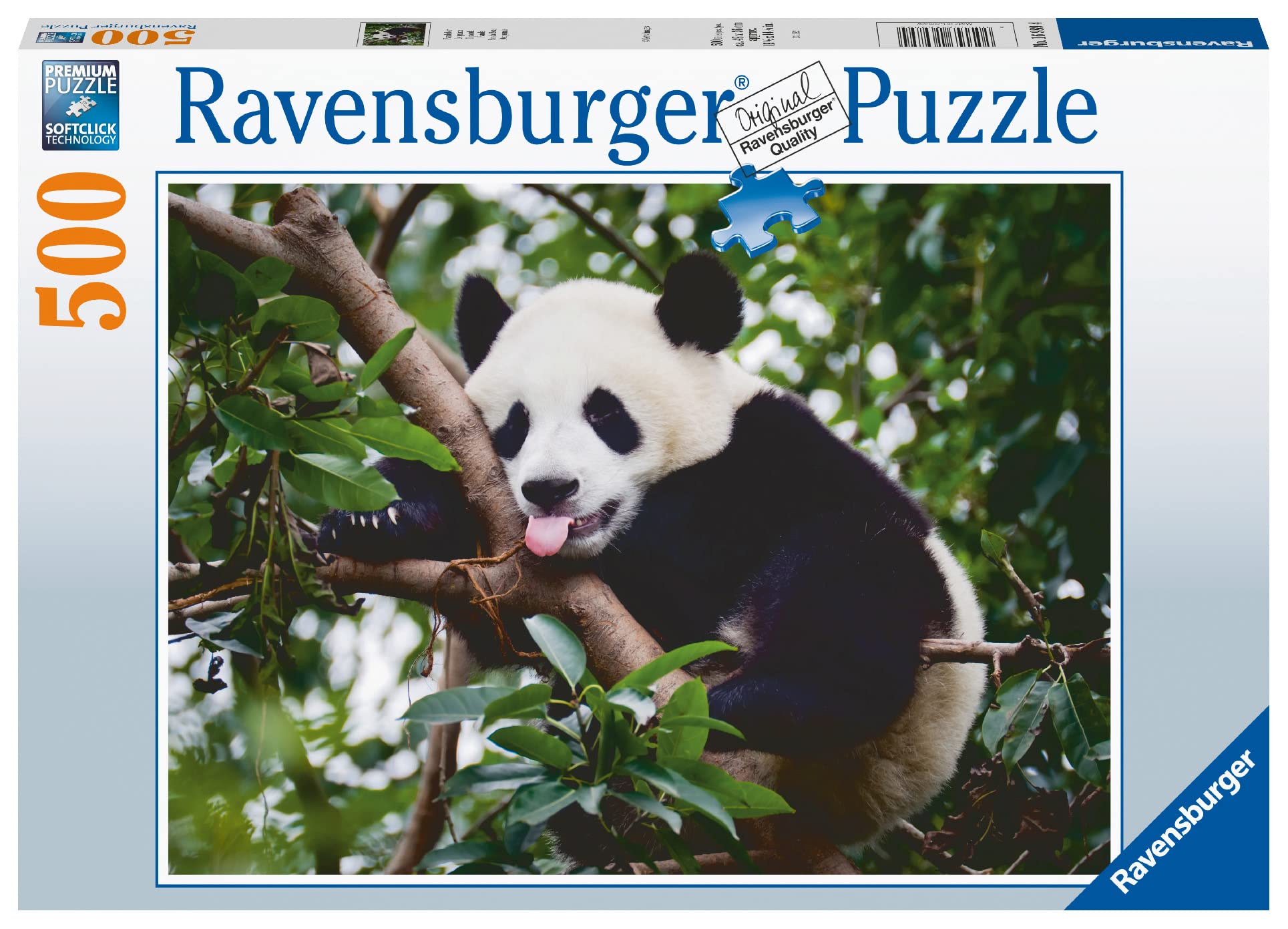 Ravensburger Panda Bear 500 Piece Jigsaw Puzzle for Adults & Kids Age 10 Years Up