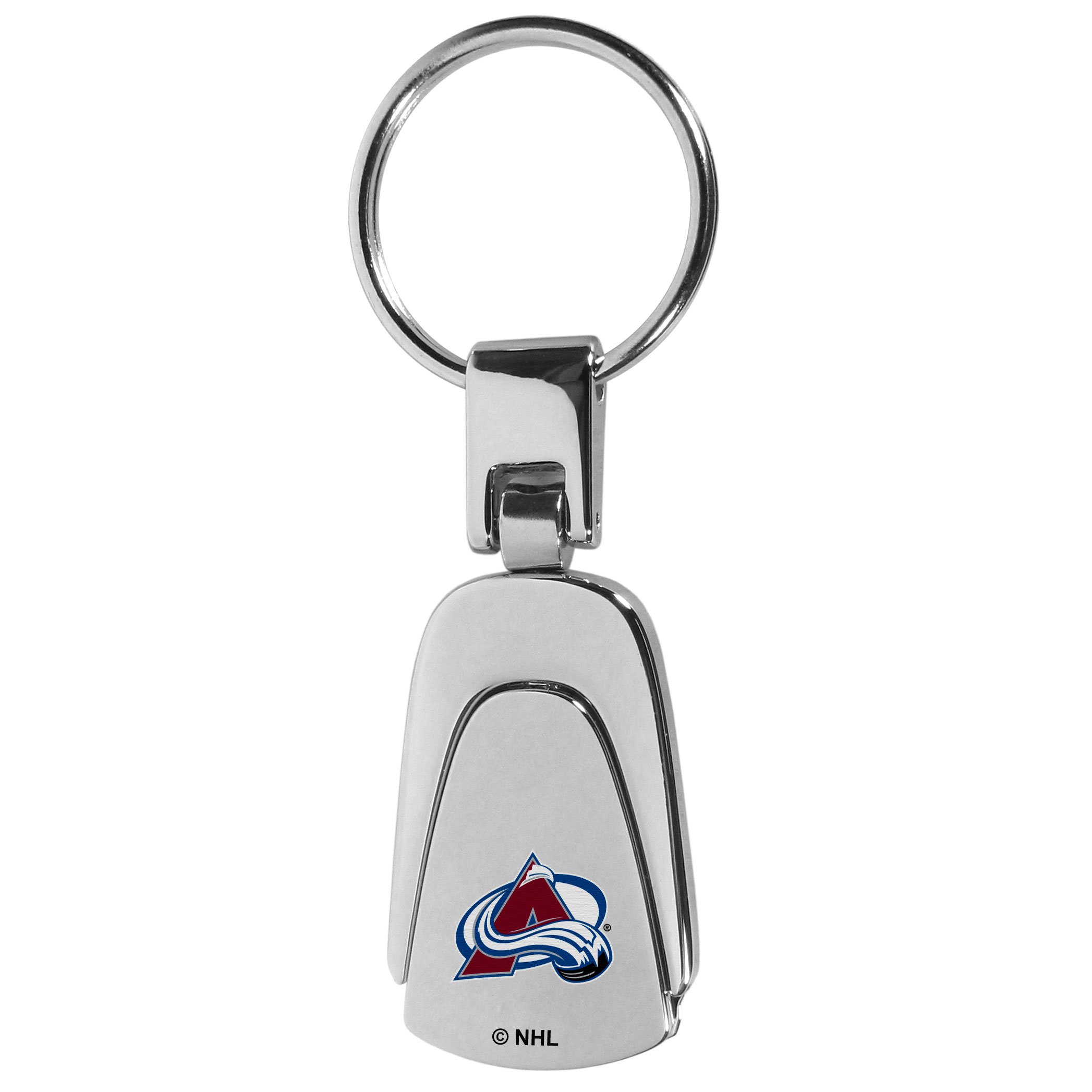 Siskiyou NHL Colorado Avalanche Unisex SportsSteel Teardop Key Chain, Metal, One Size