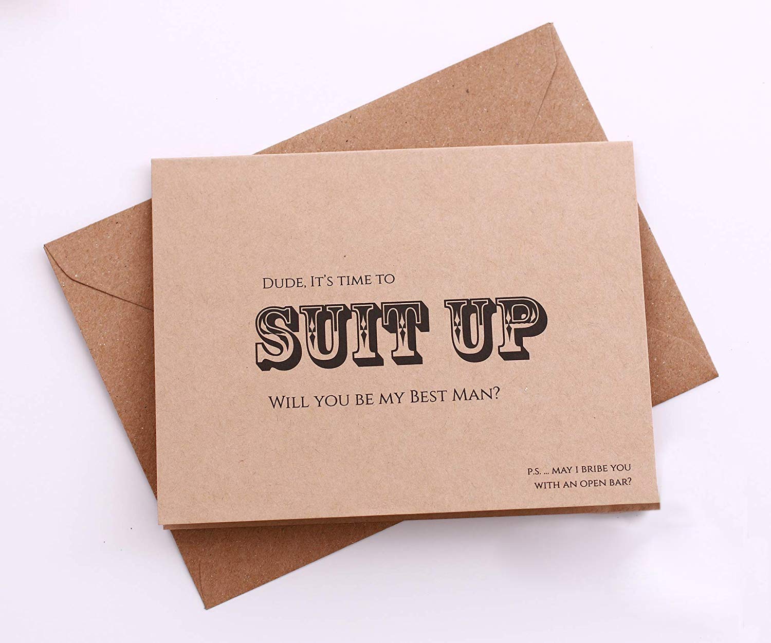 Groomsman Proposal Card Its Time To Suit Up Best Man Proposal Card Will 