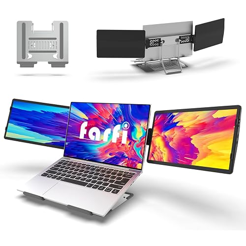 farfi 14inch Laptop Screen Extender - 360° Rotatable Attachable ...
