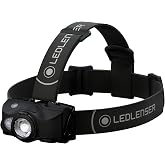 Ledlenser MH8 Headlamp, LED Headlamp, Hard Hat Light, Head Flashlight | Wide-to-Spot Focus, Red-Blue-Green Modes, 200m Reach, IP54 Dust-Splash, For Fall Camping, Work Headlamp, Hunting Headlamp