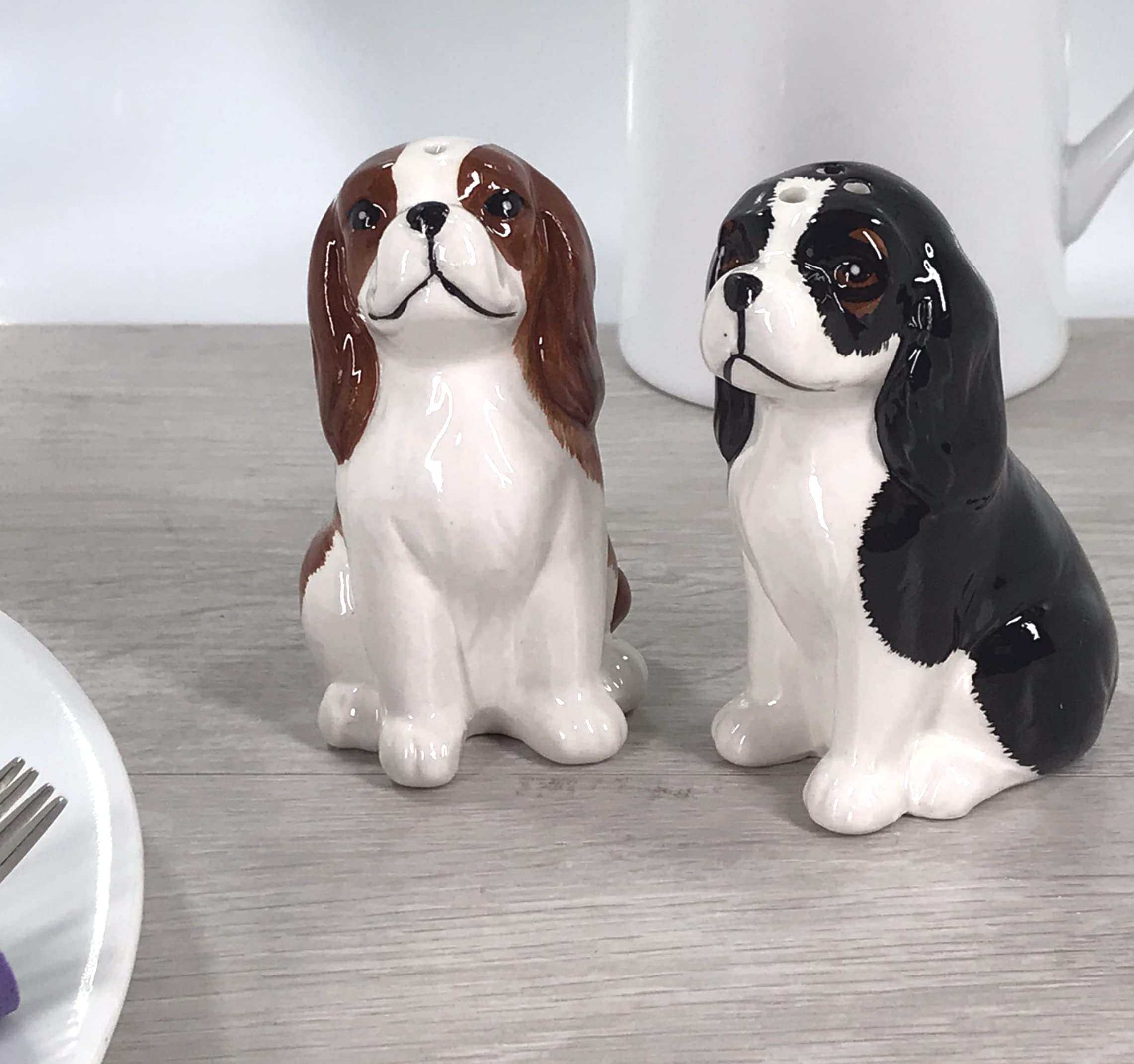 Salt & Pepper Shakers (King Charles Spaniels)