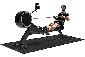 Treadmill Mat 96"x36", WERCHO Walking Pad Mat for Carpet Hardwood Floors 6mm Heavy-Duty Exercise Equipment Mat for Rowing Machine, Treadmil Pad, Spin Bike, Elliptical Trainer, Home, Gym