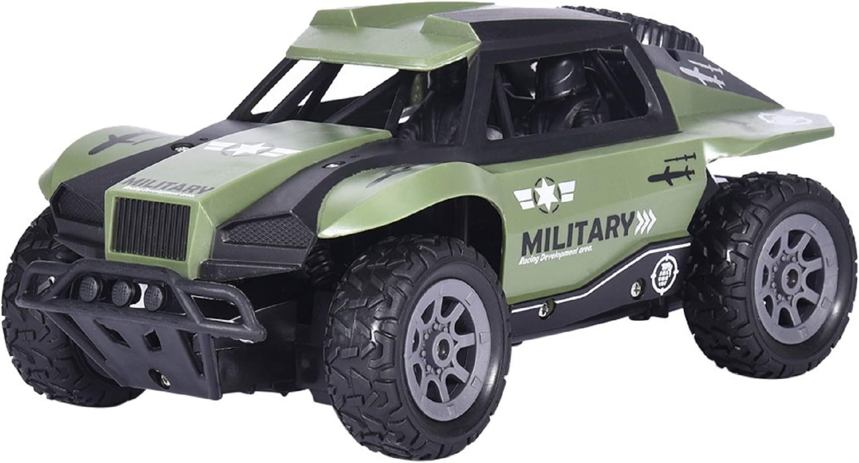 1:20 Scale 2.4Ghz Remote Control Truck, Radio Controlled Off-Road RC Car Electronic Monster Truck R/C RTR Hobby Toy Car